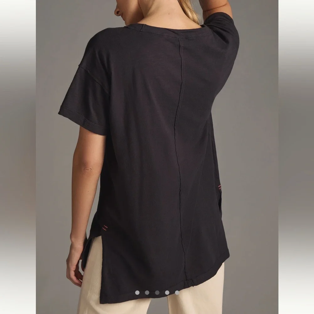 Anthropologie Lane Lloyd We Are Everywhere Graphic Oversized Tee_3